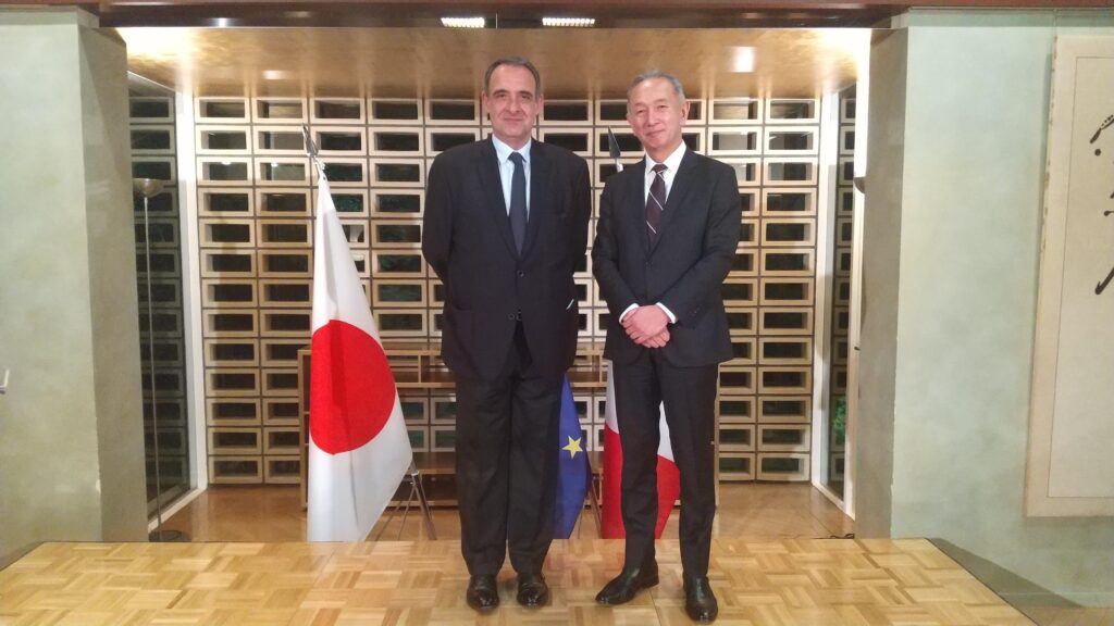 学長と駐日フランス大使