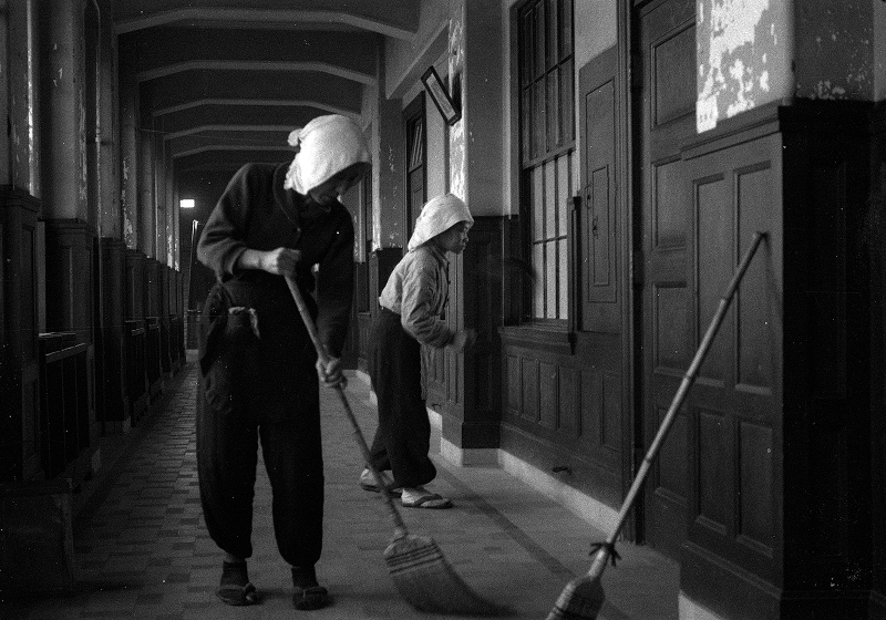 在りし日の掃除風景