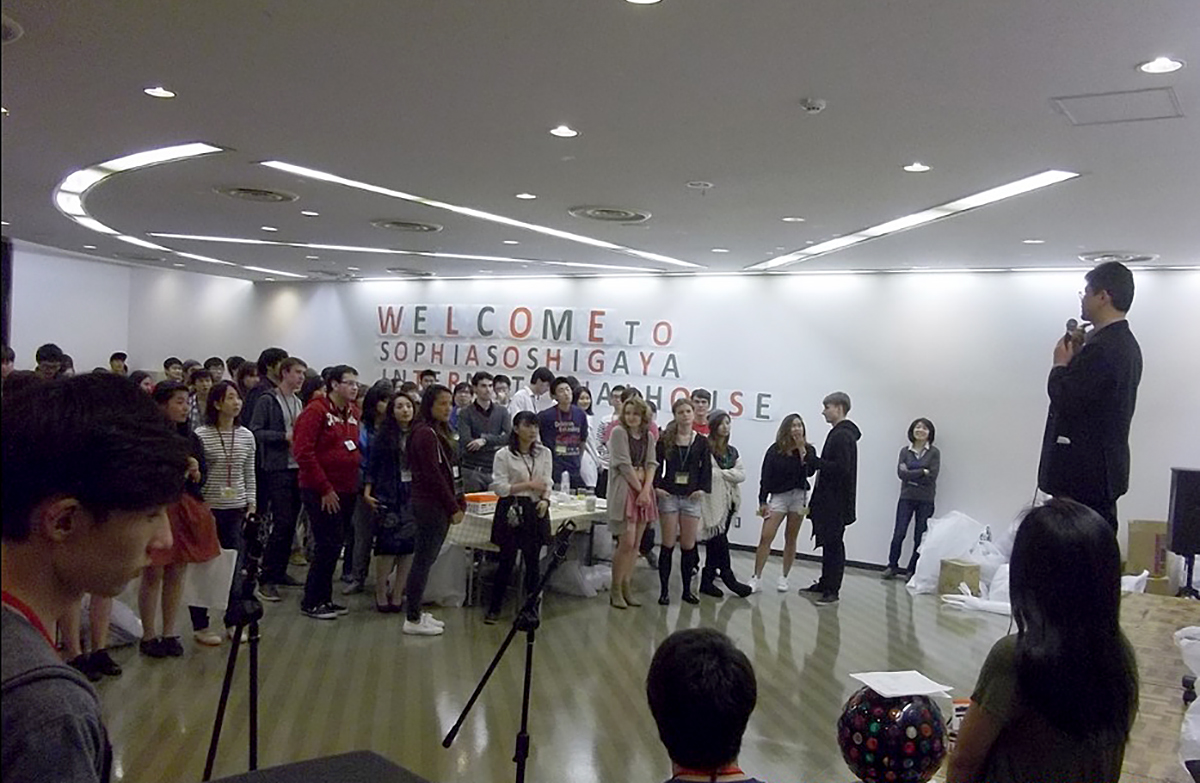 祖師谷国際交流会館の学生